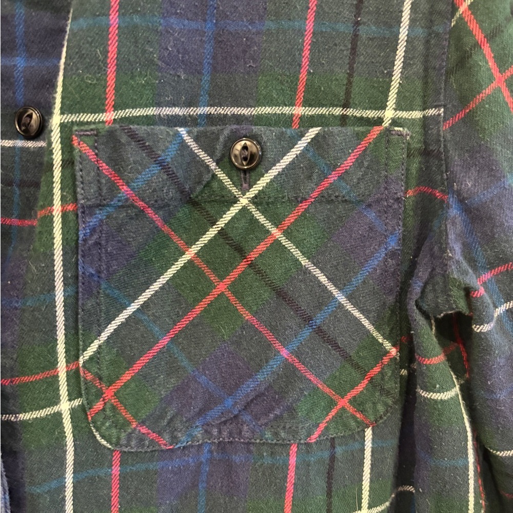 Madewell Tartan Plaid Flannel Shirt. Size S - Picture 3 of 6